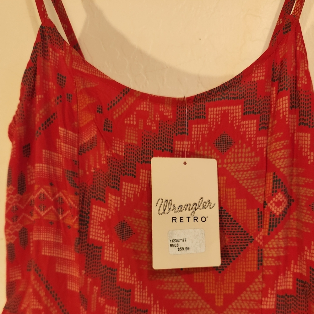 Wrangler Retro Red Patterned Dress